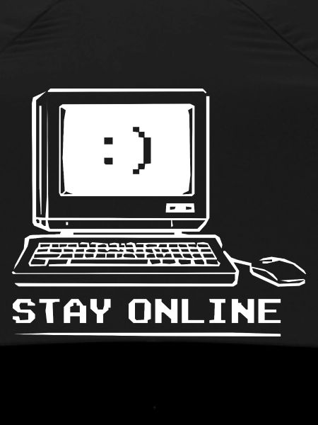 Stay Online Retro Computer