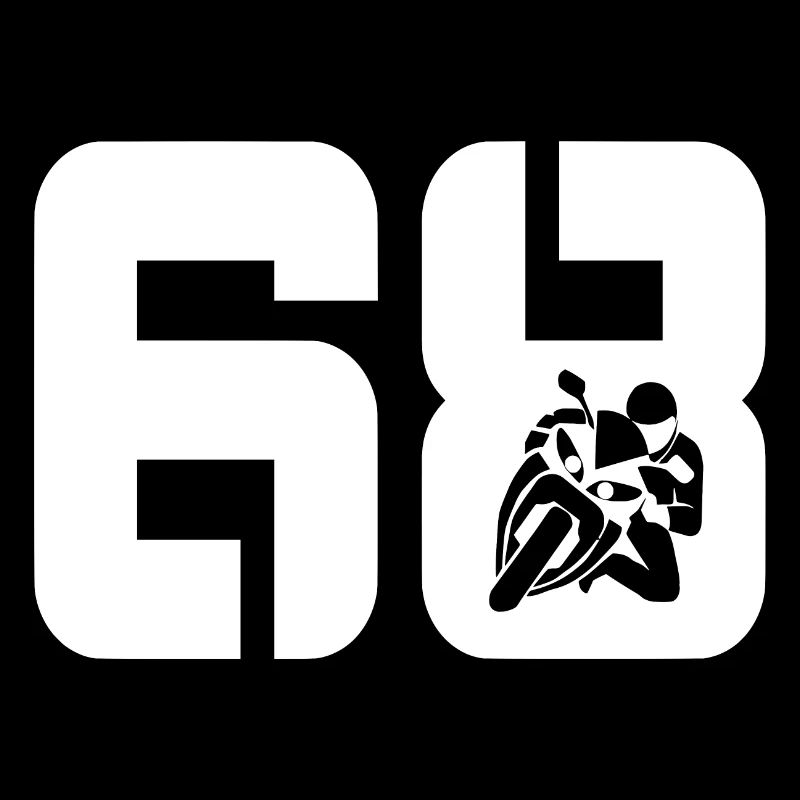 68 Motorcycle Biker