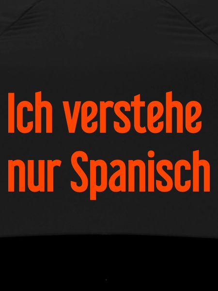 I only understand Spanish