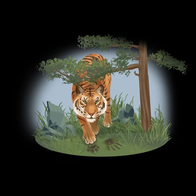 Tigres - Faune - Nature - Forêt - Forêt