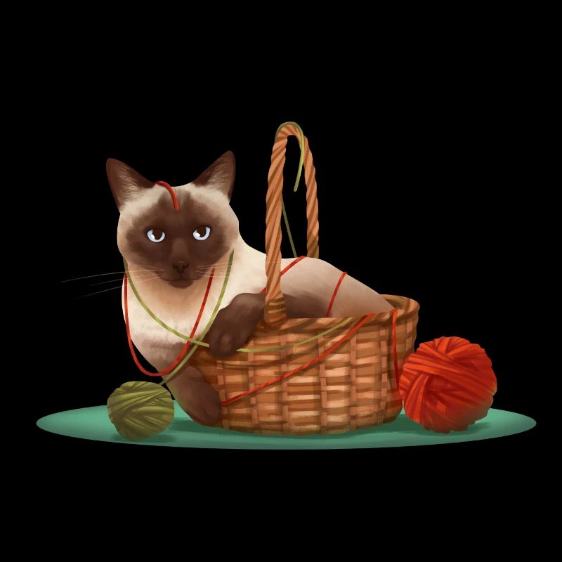 Un chat mignon joue dans la maison