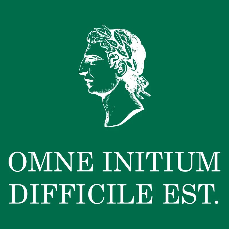 all beginning is difficult latin white