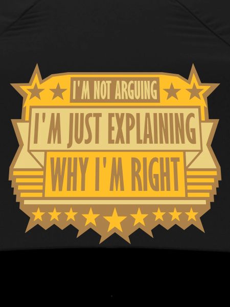 I m not arguing