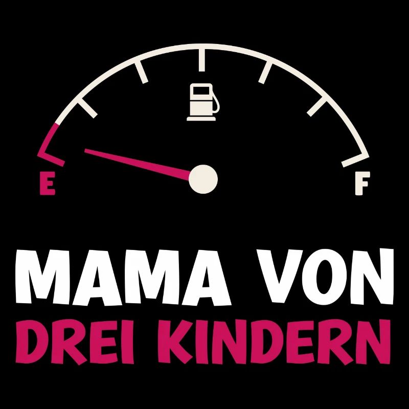 Tank leer Mama von 3 Kindern Mutter Muttertag Kind