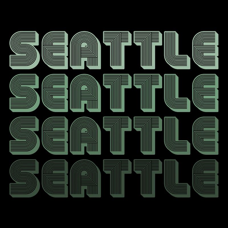 Seattle Retro Blockletters