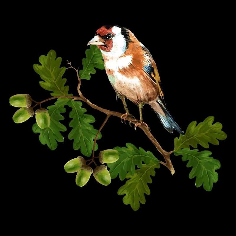 Bunter Vogel