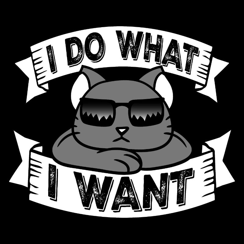 Je fais ce que je veux chat cool