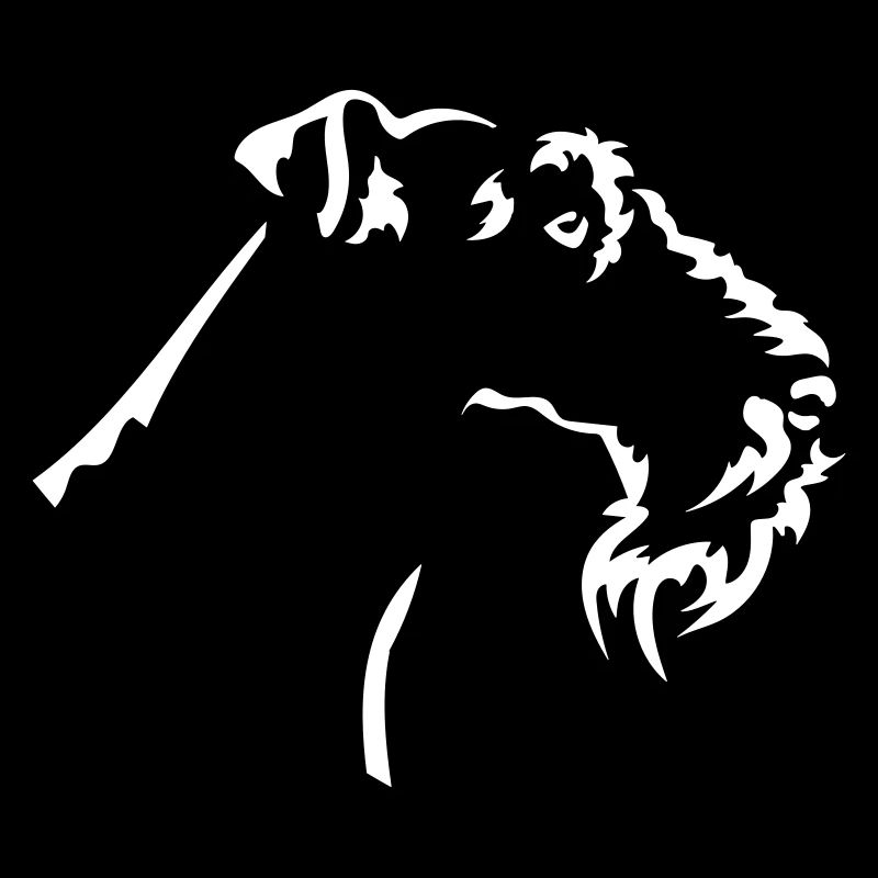 Fox Terrier Head « Black Edition »