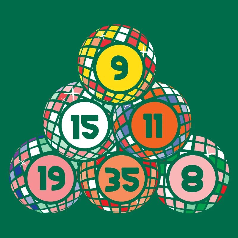 Bingo Game Bingo Balls Stack Bingo
