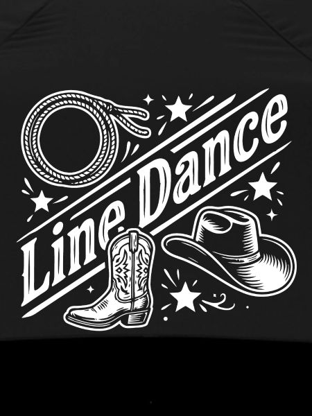 Line Dance Western Boots & Hat