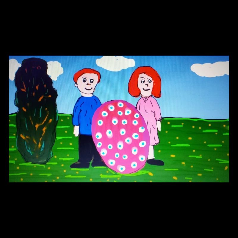 Vater, Mutter und Ei