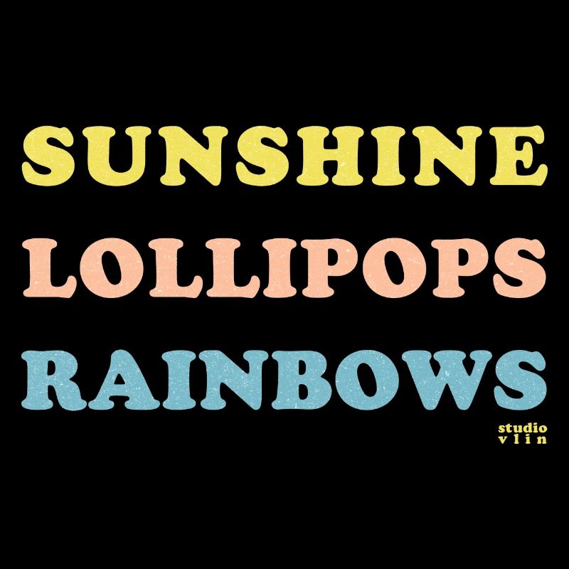 sunshine lollipops rainbows