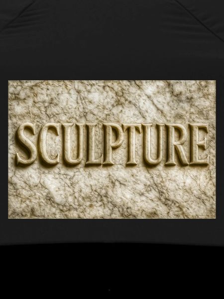 Stone Sculpted Letters