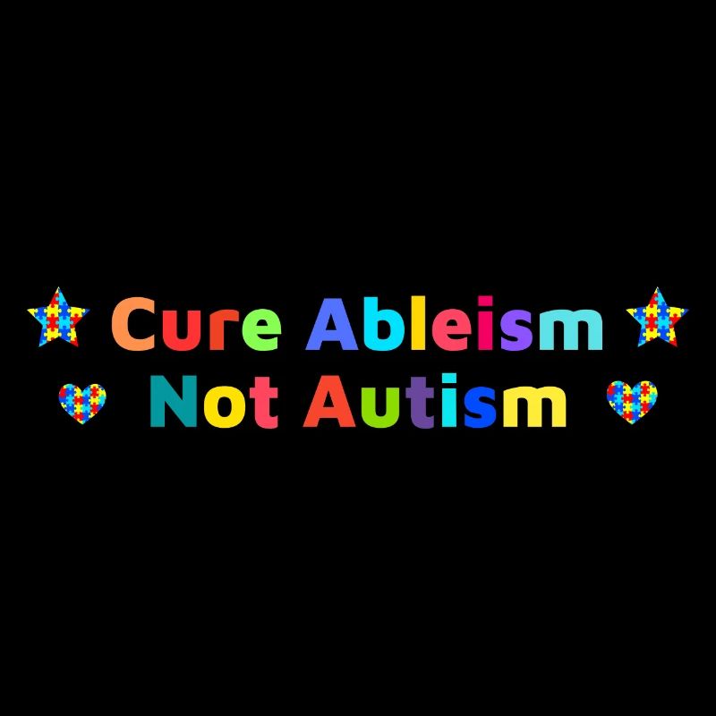Cure Ableism Not Autism Essential T-Shirt