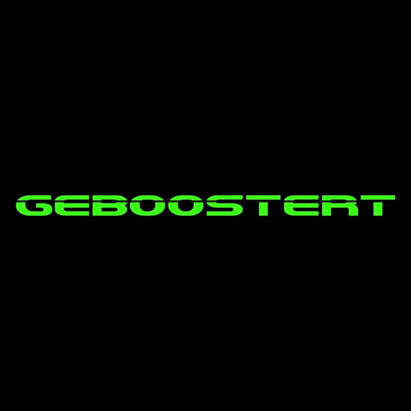 geboostert neongrün