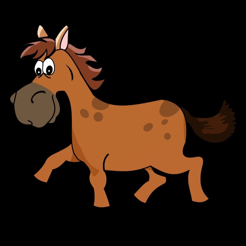 Pferd comic Geschenk