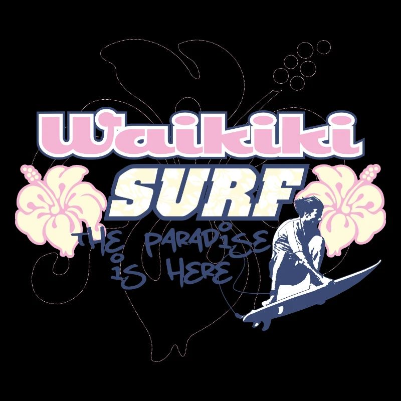 Surfen Sie im Paradies