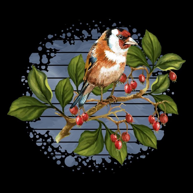 Bunter Vogel