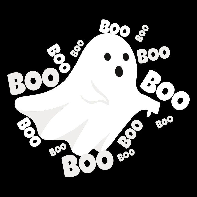 "BOO" Halloween Geist