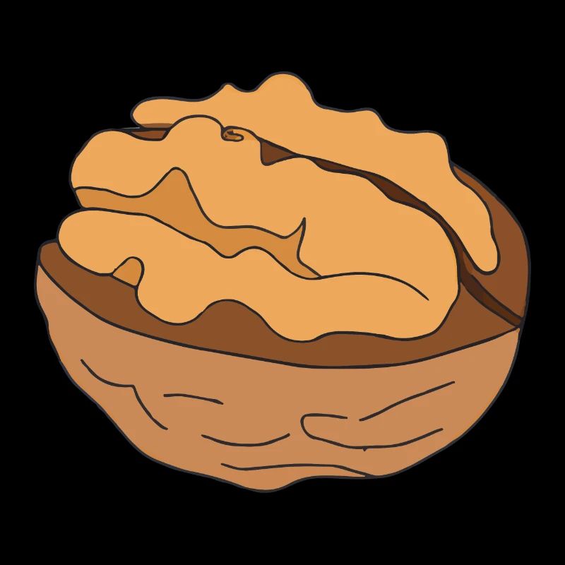 Illustration de noix Idée cadeau Amateurs de noix