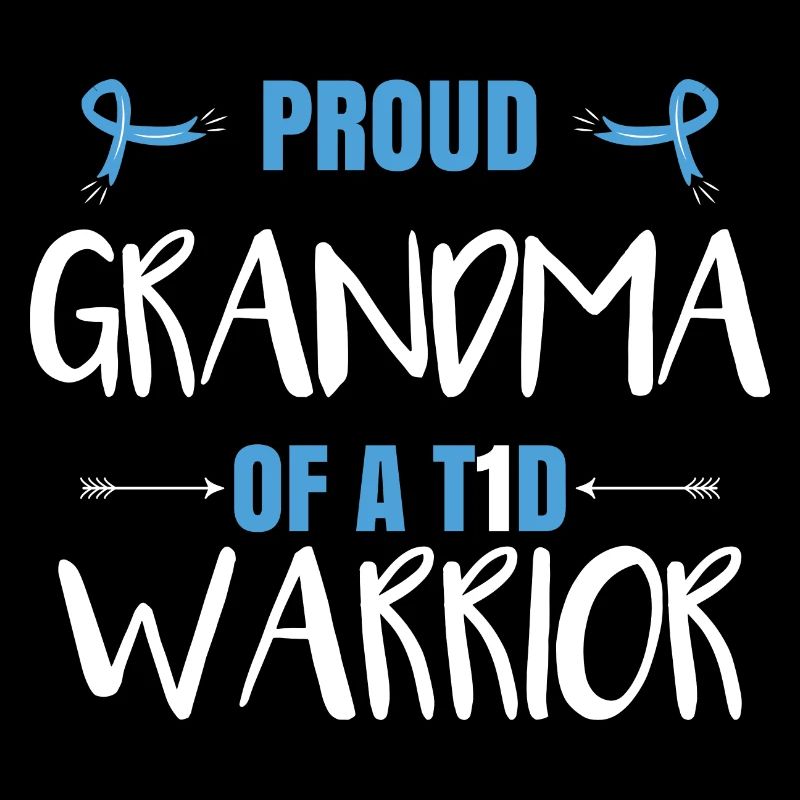 Stolze Oma eines T1D-Kriegers