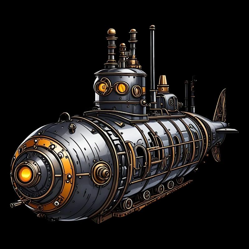 Steampunk-U-Boot
