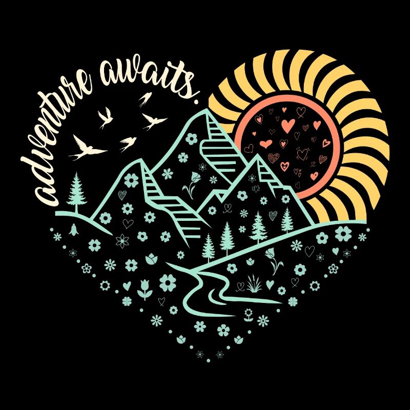 Adventure Awaits – Glowing Night-Hike Vibe