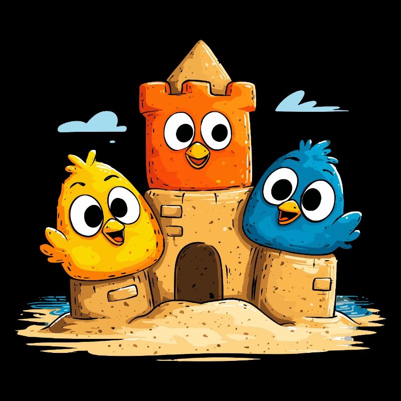 Sandcastle Trio bunt