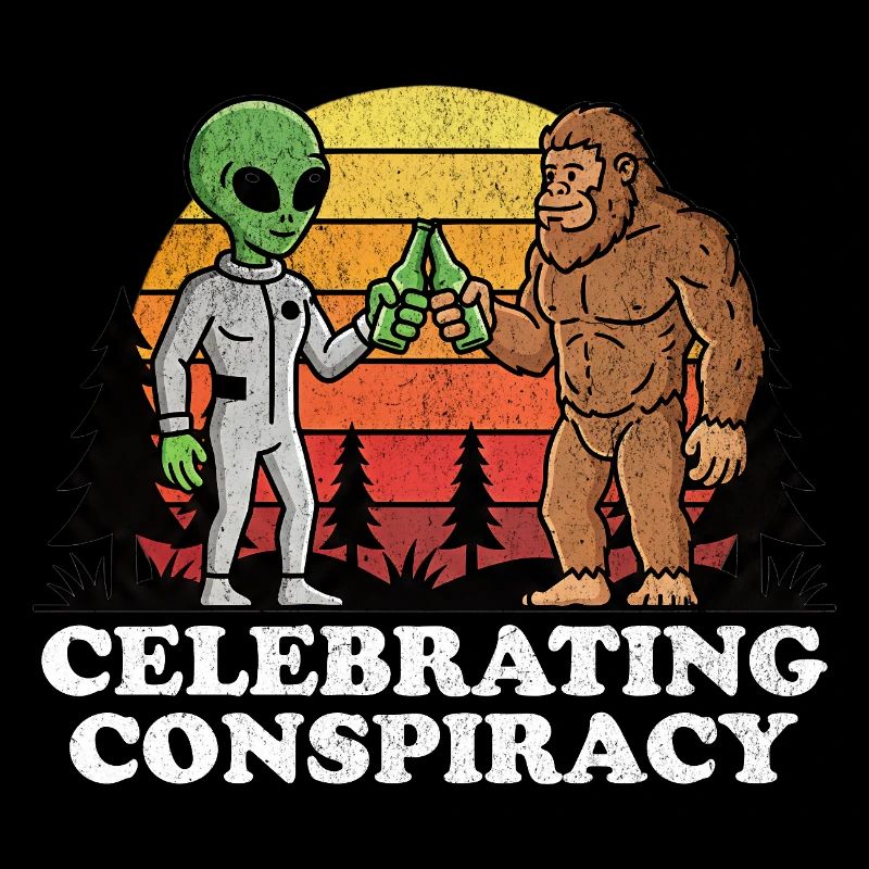 Alien Bigfoot UFO Sasquatch Believers Spaceship