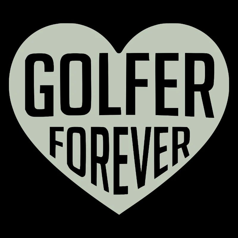 Golfer Forever Herz