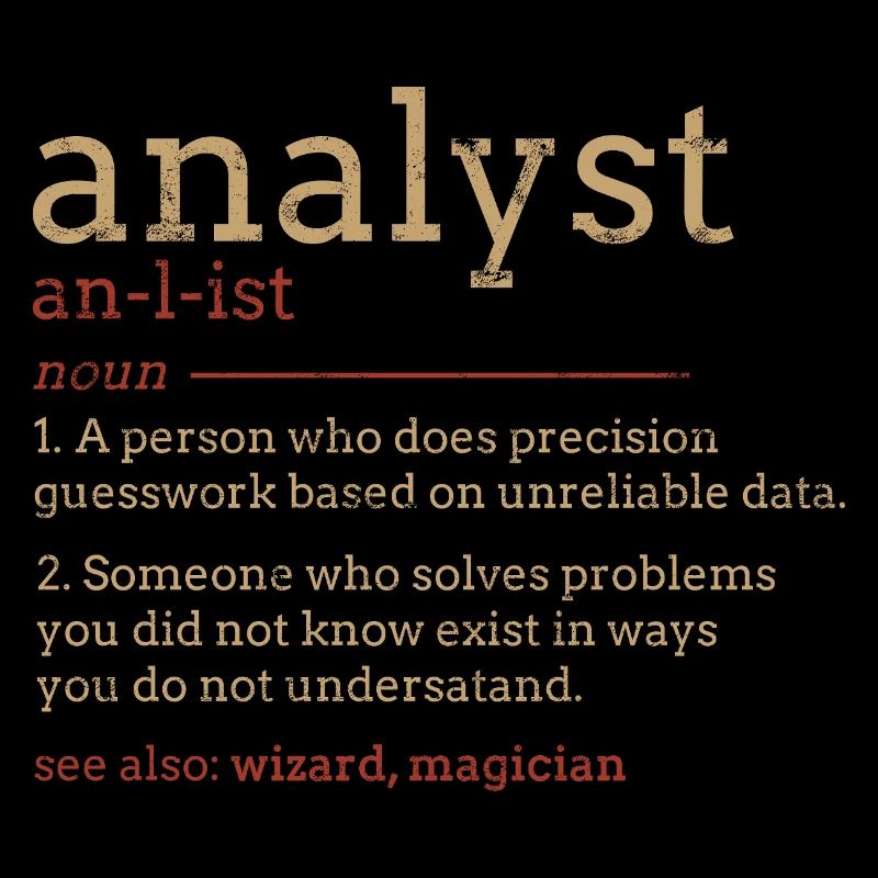 Analyst Blueprint Typography