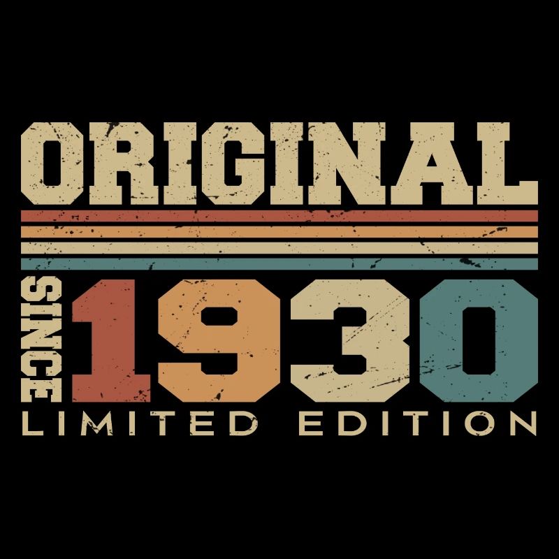 Original 1930 Rétro Cadeau 94 e Anniversaire 1930