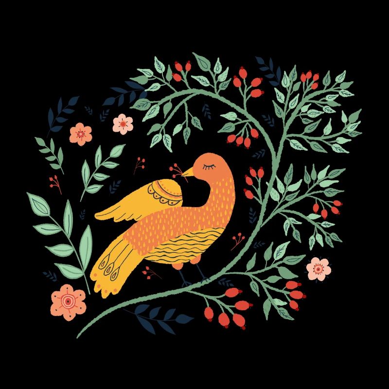 Oiseau d’art populaire Vogel