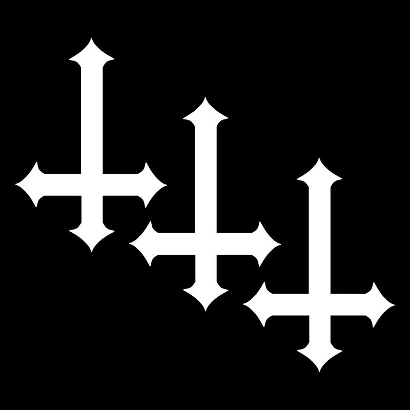 Croix gothique à l’envers