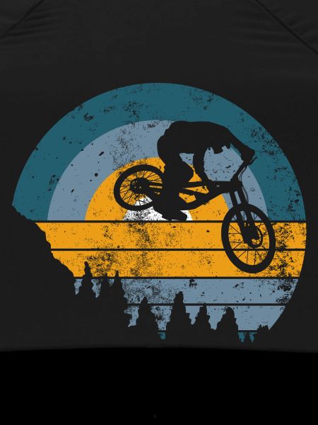 Sunset MTB Jump Silhouette