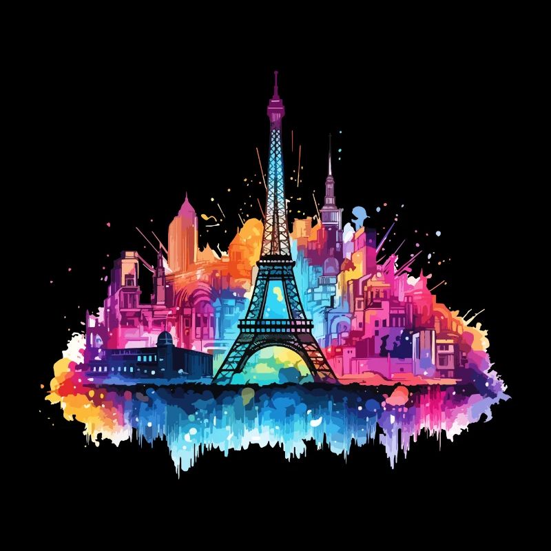 Paris Eiffelturm Frankreich Stadt Skyline Kunst
