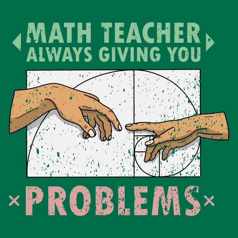 Fibonacci Math Teacher Art Creation