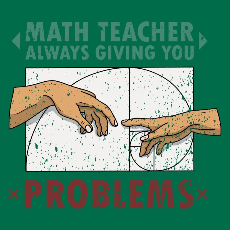 Fibonacci Math Teacher Art Creation