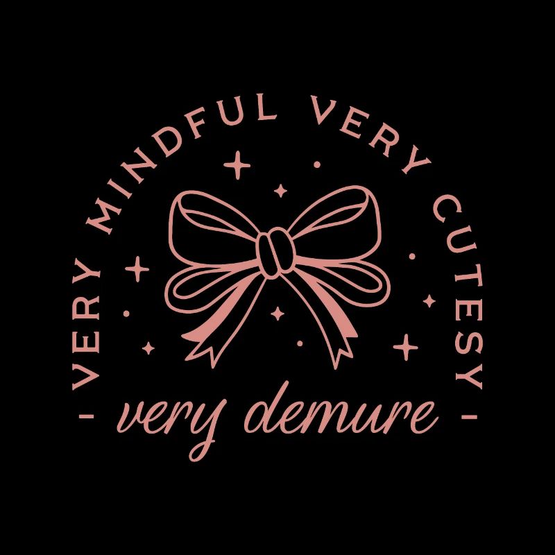 Very demure very mindful coquette aesthetic