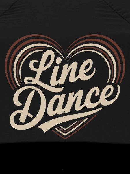 Heart-shaped lettering Line Dance