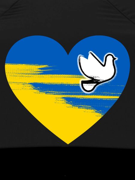 Ukraine Peace Heart Design