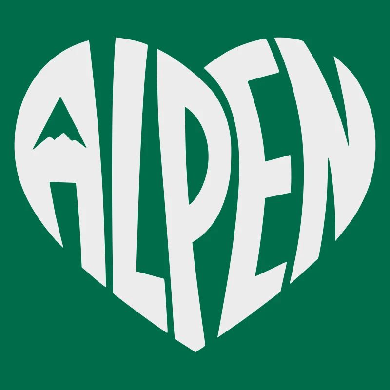 Alpine Heart Design - Couleur de design variable