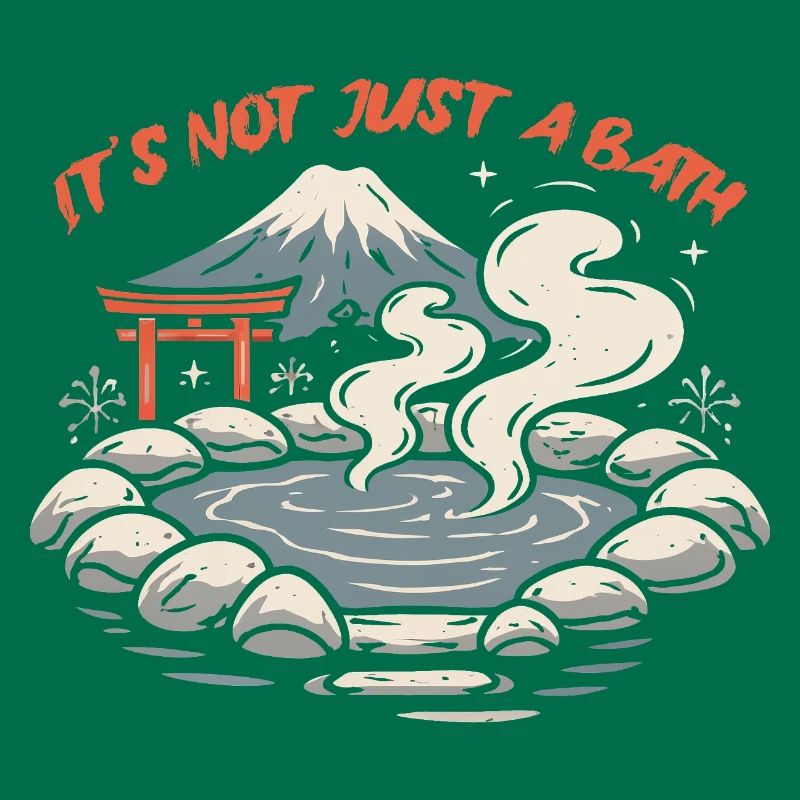 Bain de la source chaude d’Onsen