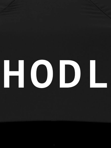 HODL, small, white