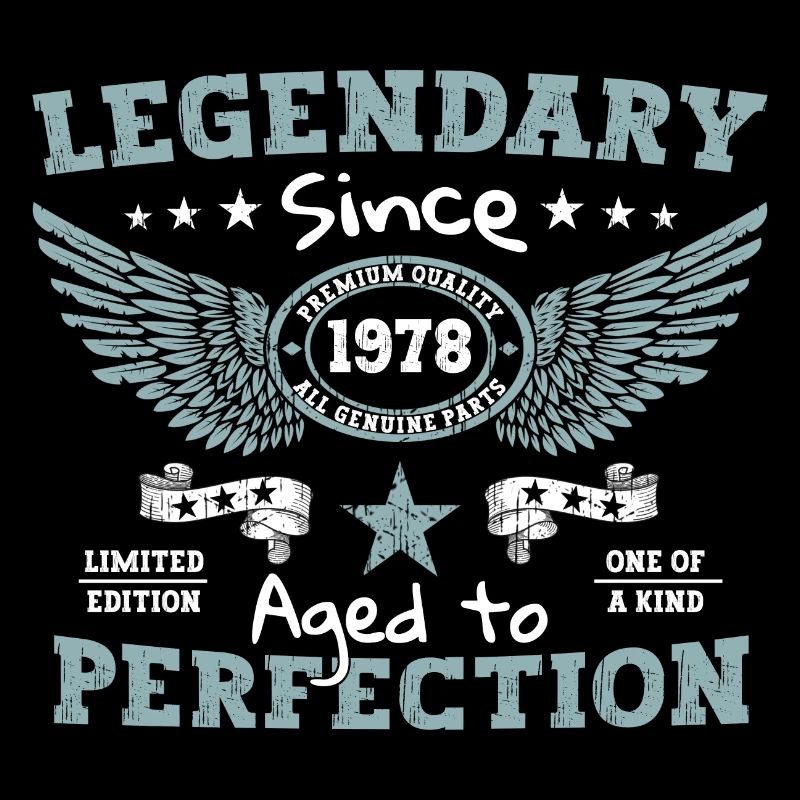 Legendary since 1978 44th birthday gift