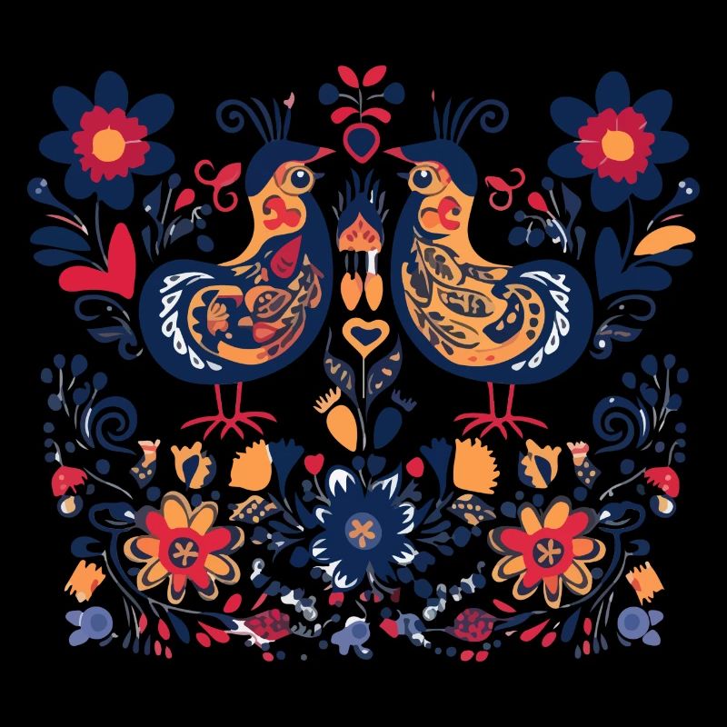 Les oiseaux vintage