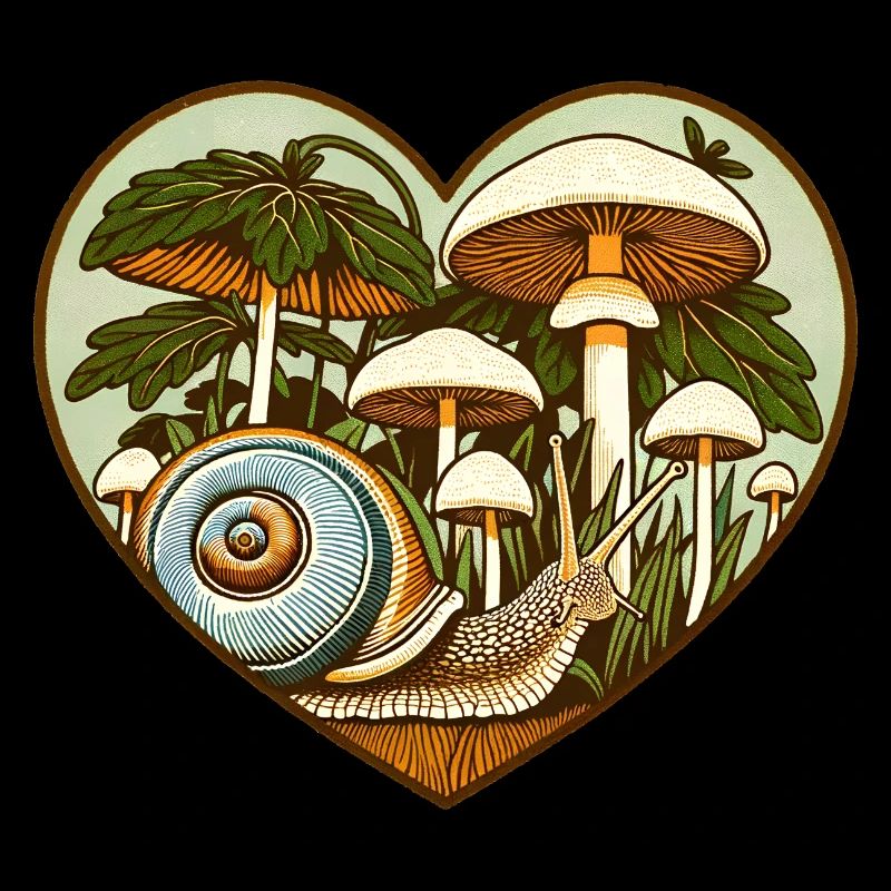 Escargot champignon