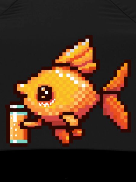 Goldfish Beer Pixel