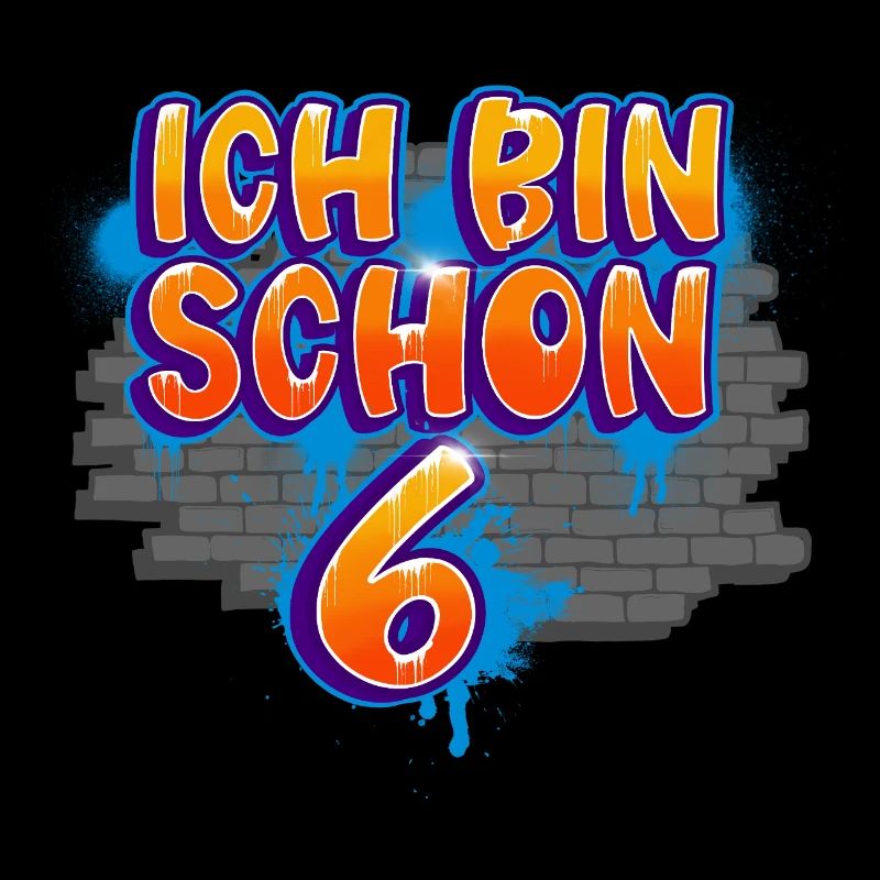 6. Geburtstag Graffiti