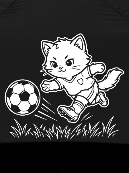 Fußball Kawaii Katze